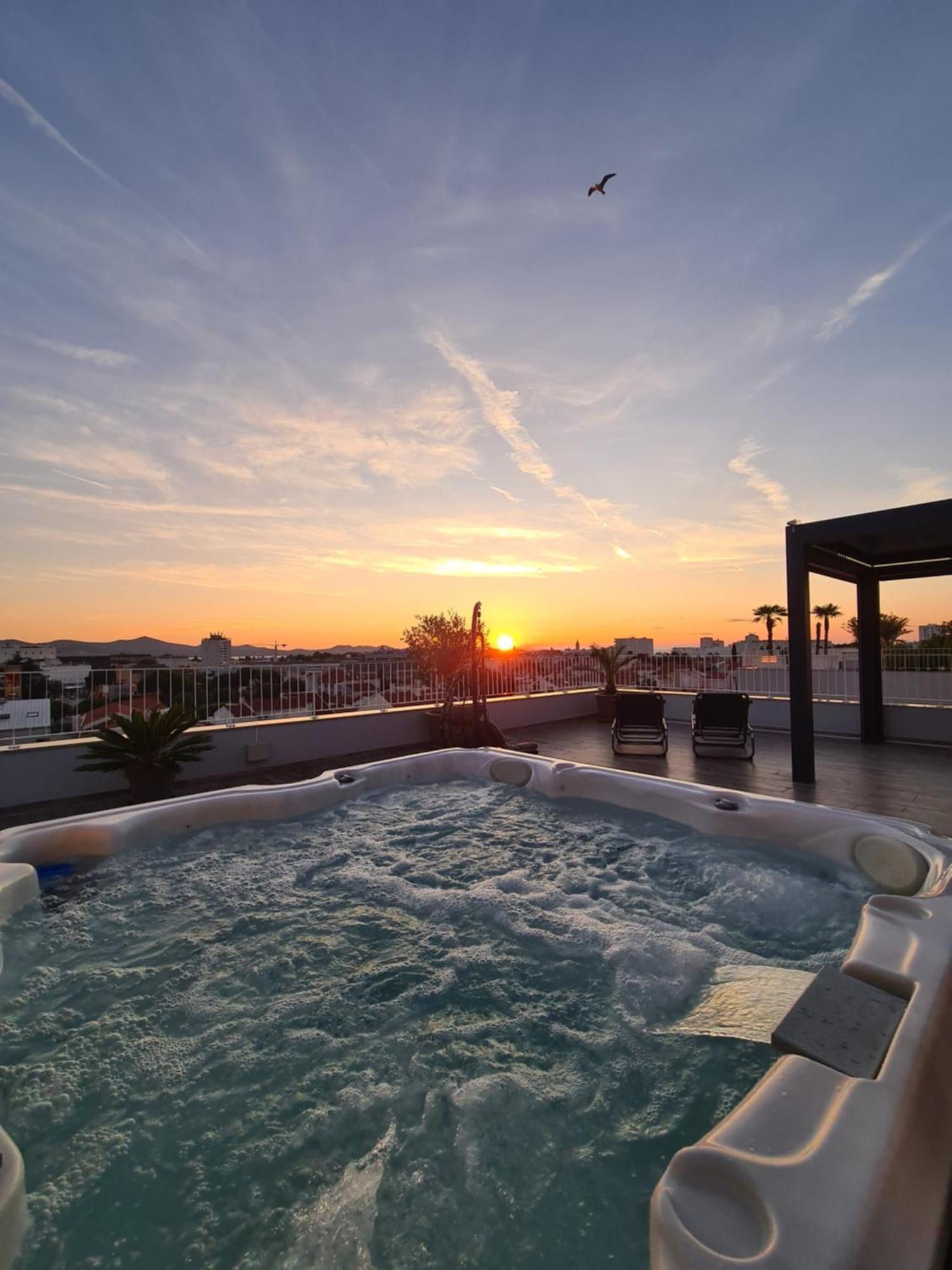 Zadar Sunset Penthouse With Spectacular View And Jacuzzi Apartment Exterior photo